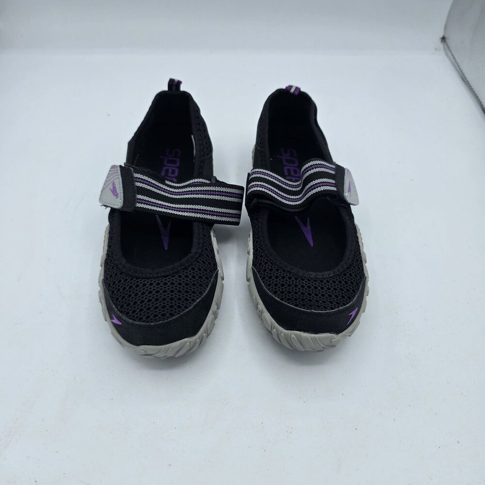 Speedo Running Womens Hydro Comfort 10745 Sz 6 Black Purple Running Shoes